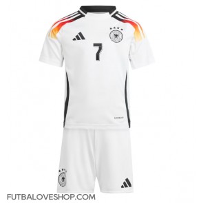 Dres Nemecko Kai Havertz #7 Domáci pre deti ME 2024 Krátky Rukáv (+ trenírky)